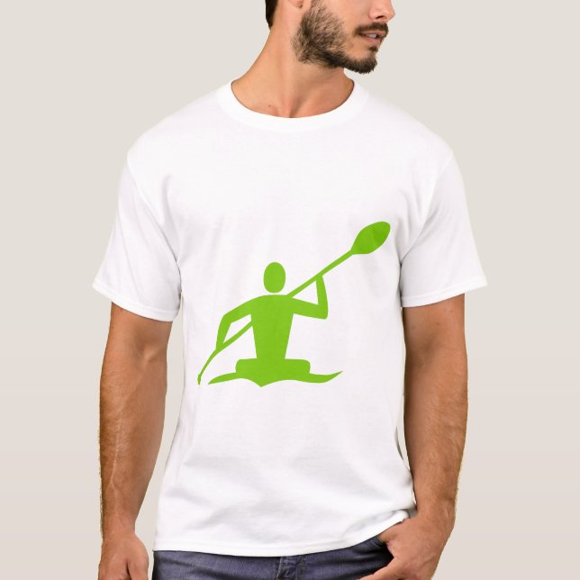 T-shirt Kayak - Vert Martien (Devant)