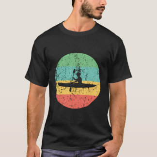 T-shirt Kayak Vintage Retro Kayak
