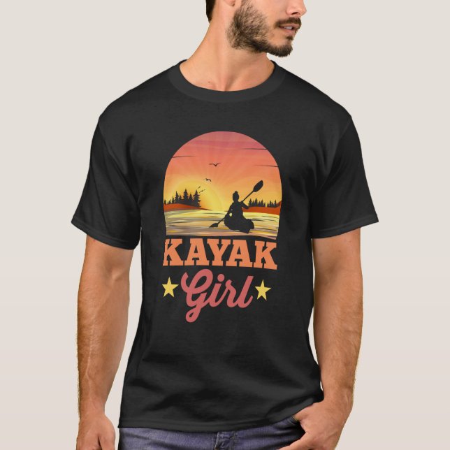 T-shirt Kayaker Paddling Kayaking  Canoe Canoeing Kayak Gi (Devant)