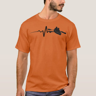 T-shirt Kayaking Canoeing Heartbeat