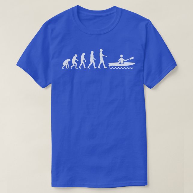 T-shirt Kayaking Evolution 1 (Design devant)