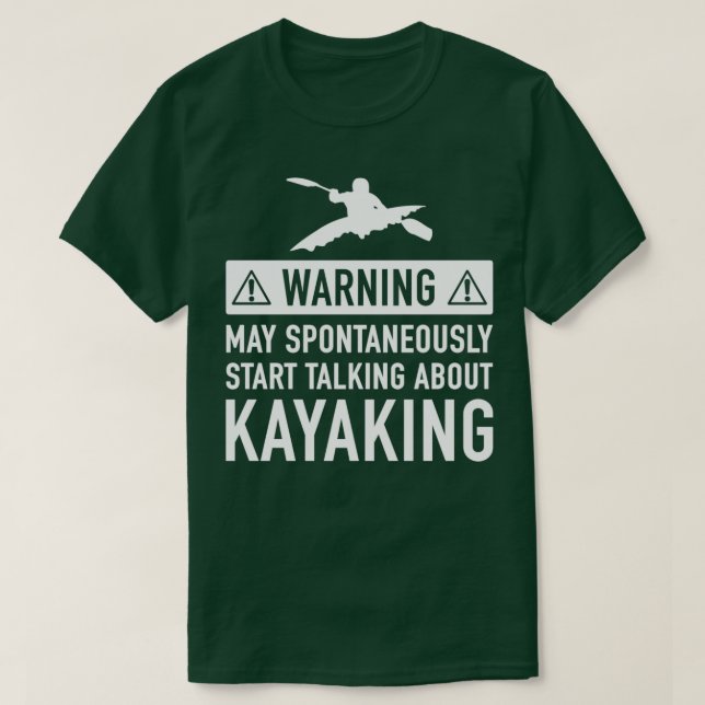T-shirt Kayaking Funny Cadeau  (Design devant)
