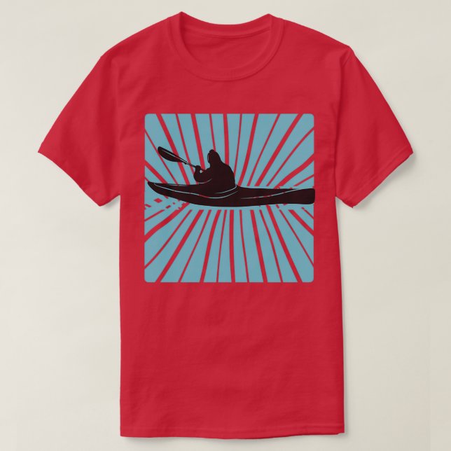 T-shirt Kayaking Me Donne Des Cadeaux Humides (Design devant)