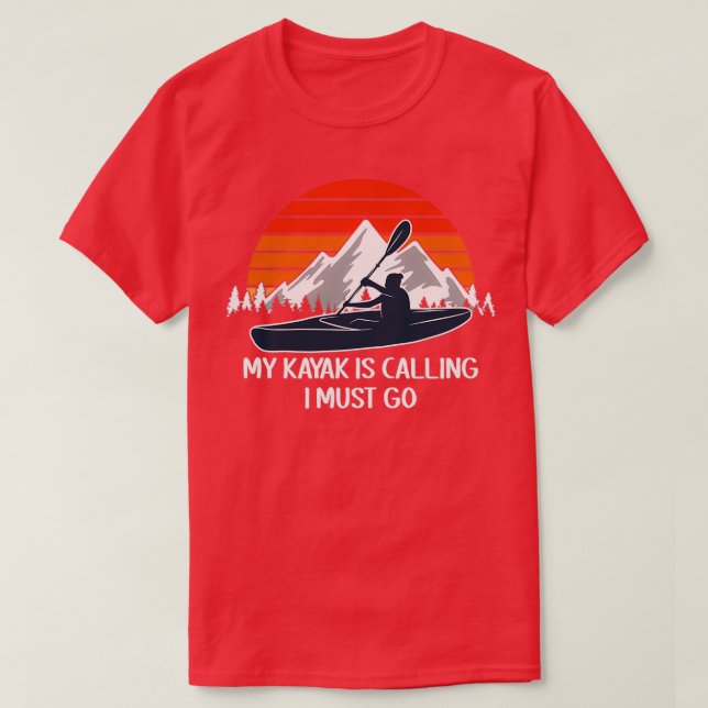 T-shirt Kayaking Paddle Rowing 2 (Design devant)
