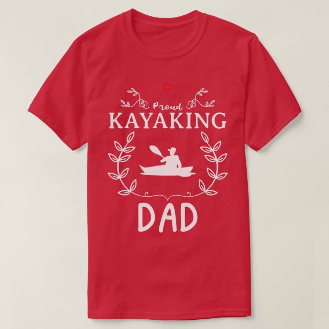 T-shirt Kayaking Papa Drôle Design Pour Cadeau (3) (Design devant)
