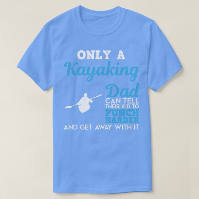 T-shirt Kayaking Papa Drôle Design Pour Cadeau (4) (Design devant)