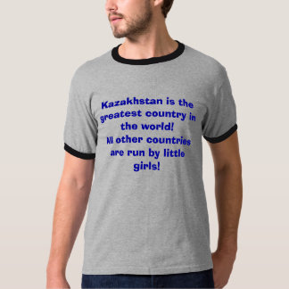 T-shirt Kazakhstan est le plus grand pays au monde…