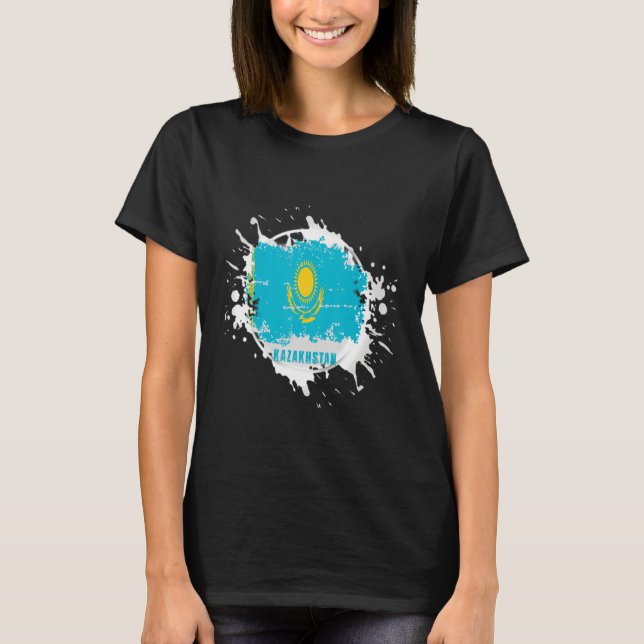 T-shirt Kazakhstan Splash (Devant)