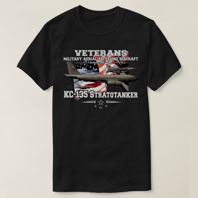 T-shirt KC135 Stratotanker avion de ravitaillement aérien  (Design devant)