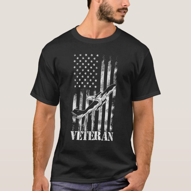 T-shirt KC 135 Stratotanker Veteran USAF Aviation (Devant)