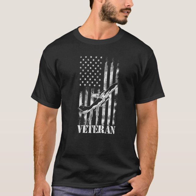 T-shirt KC 135 Stratotanker Veteran USAF Aviation (Devant)