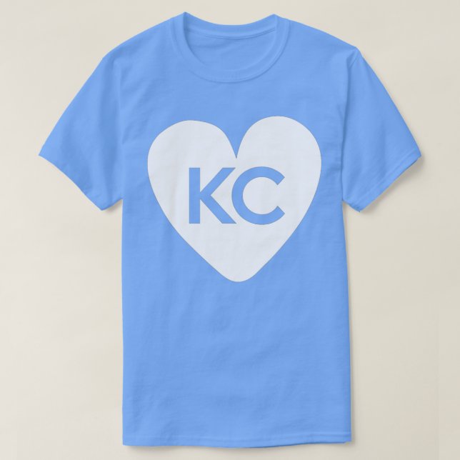 T-shirt KC Heart Love Kansas City Femmes adultes et enfant (Design devant)