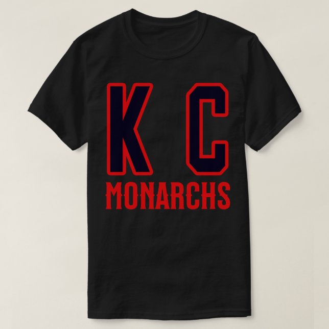 T-shirt KC Kansas City Monarques Negro League Baseball (Design devant)