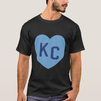 T-shirt Kc Royal Blue Powder Light Blue Cute Kansas City H