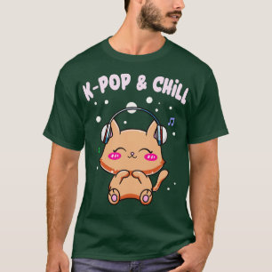 T-shirt KChill Cute Kawaii Kitty Chat