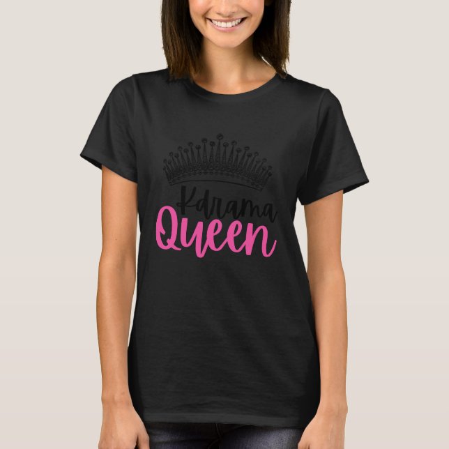 T-shirt Kdrama Queen Sassy (Devant)