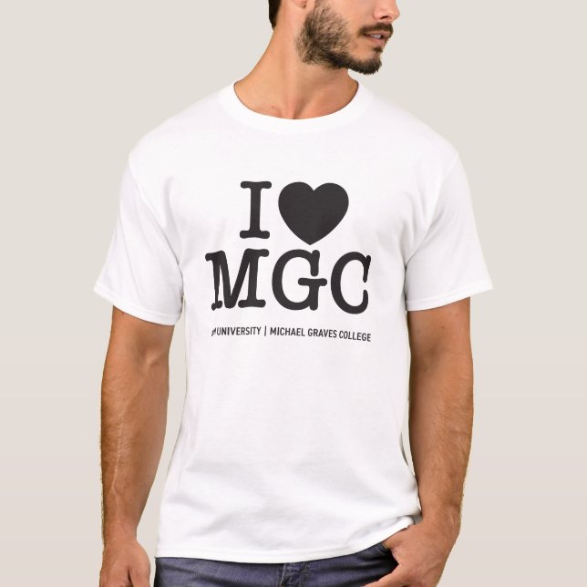 T-Shirt Kean MGC Michael Graves College (Devant)