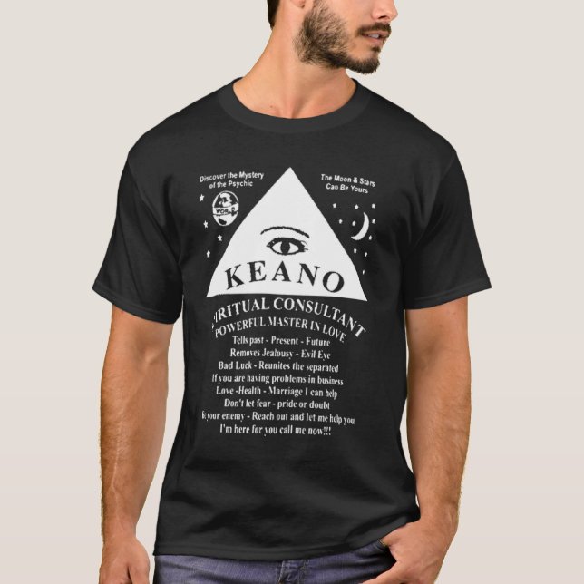 T-shirt Keano, consultante spirituelle (Devant)