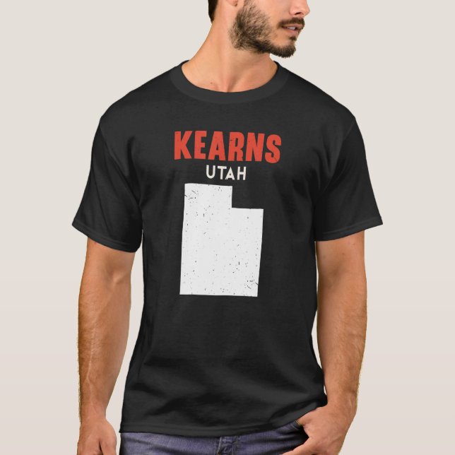 T-shirt Keares Utah USA State America Travel Utahan (Devant)