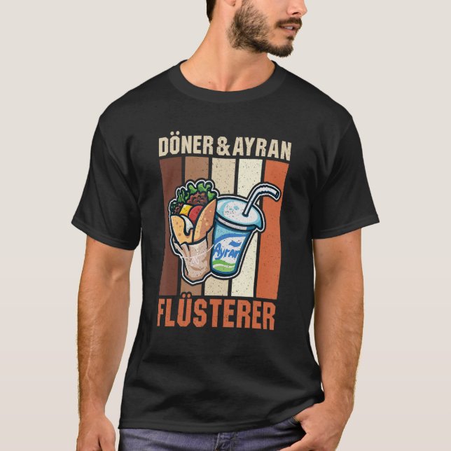 T-shirt Kebab Doner Ayran Cuisine Turque Restauration Rapi (Devant)