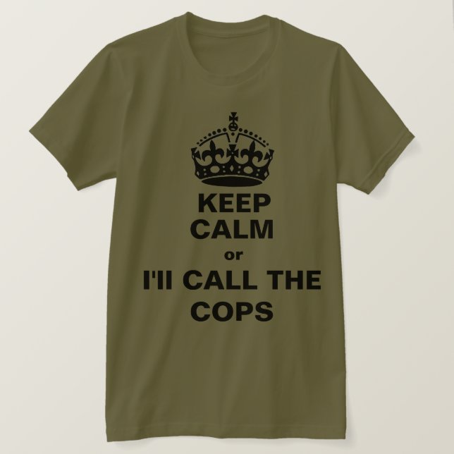 T-shirt Keep calm (Design devant)