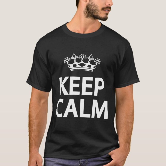 T-shirt Keep calm (Devant)