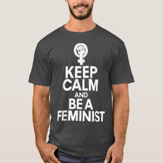 T-shirt Keep Calm And Be A FeministFeminism Symbol3433 