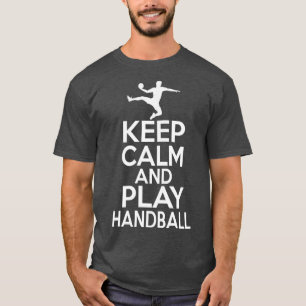 T-shirt Keep calm and play handball 4