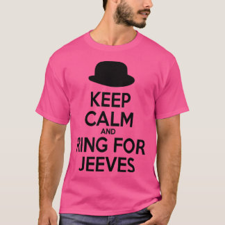 T-shirt Keep Calm and Ring for Jeeves