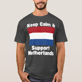 T-shirt Keep Calm and Support Netherlands boy