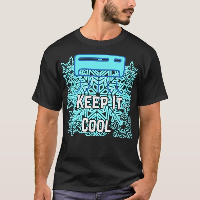 T-shirt Keep It Cool Aesthetic Typography Design | Chill V (Devant)