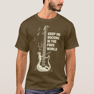 T-shirt Keep on Rockin in the Free World