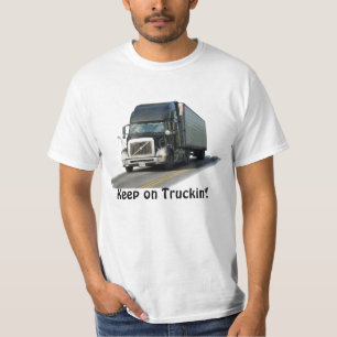 T-shirt "Keep on Truckin" pour chauffeur de camion