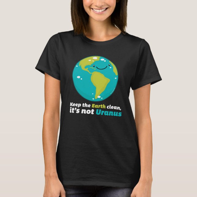 T-shirt Keep The Earth Clean (Devant)
