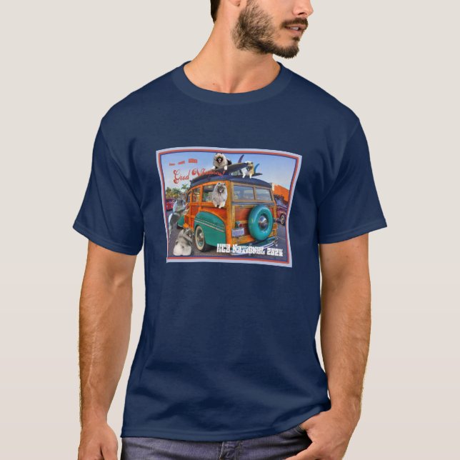 T-shirt Kees in Woodie Wagon (Devant)
