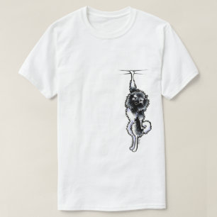 T-shirt Keeshond collant