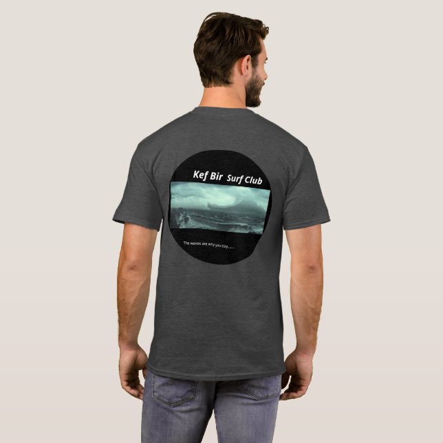 T-shirt Kef Bir Surf Club (Dos entier)
