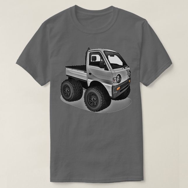 T-shirt Kei Truck - Chibi Cartoon Mini Truck Premium  (Design devant)