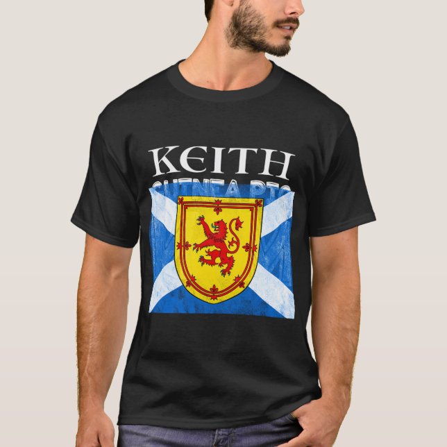 T-shirt Keith Scottish Clan Name Gift Scotland Festiv (Devant)
