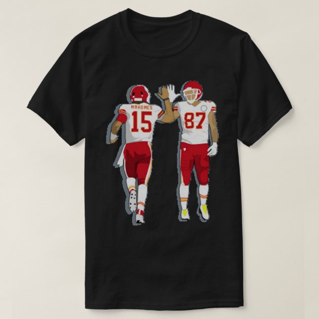 T-shirt Kelce et Mahomes (Design devant)