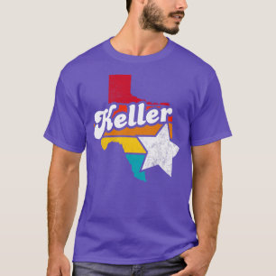T-shirt Keller Texas Vintage Souvenir déshabillé 2