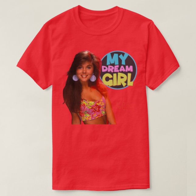 T-shirt Kelly Kapowski est ma fille de rêve XOXO (Design devant)