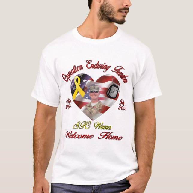 T-shirt Kelly - ma chemise faite sur commande de retours (Devant)
