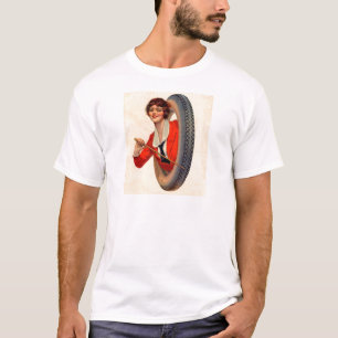 T-shirt Kelly-Springfields 1928 Mascotte de pneus Lotta Mi