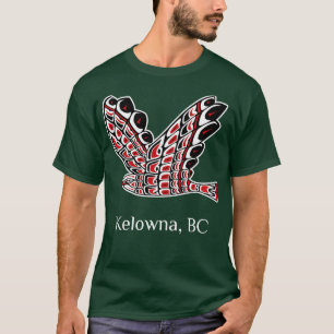 T-shirt Kelowna Buse rousse Oiseau de proie autochtone Lon
