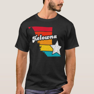 T-shirt Kelowna Colombie-Britannique Canada Vintage en dét
