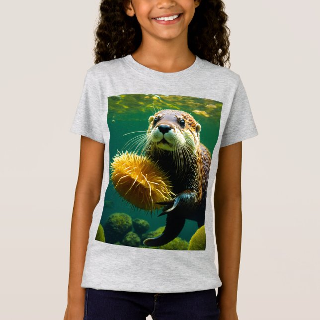 T-Shirt Kelp Forest Playground: The Otter’s World (Devant)