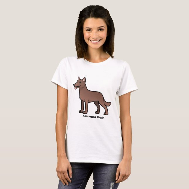 T-shirt Kelpie australienne (Devant entier)