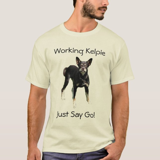 T-shirt Kelpie fonctionnant (Devant)