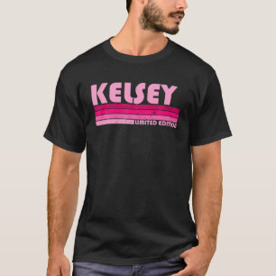 T-shirt KELSEY Nom Personnalisé Retro Vintage 80S 90S Bir